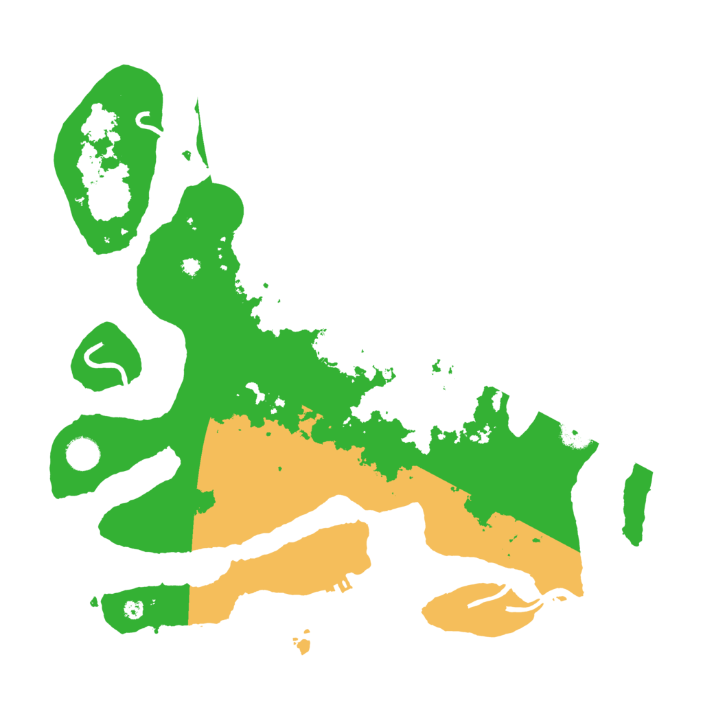 Biome Rust Map: Procedural Map, Size: 3700, Seed: 765930310