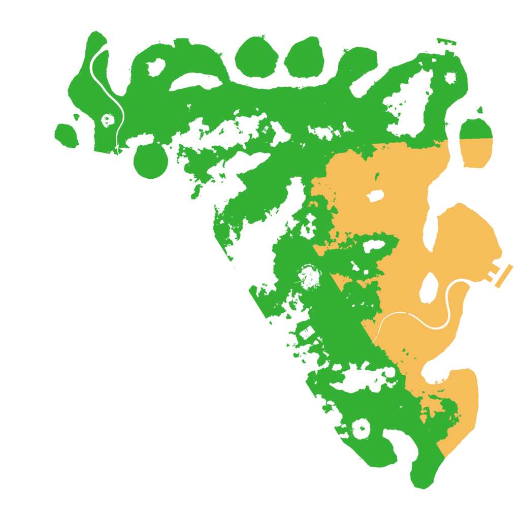 Biome Rust Map: Procedural Map, Size: 4000, Seed: 10003