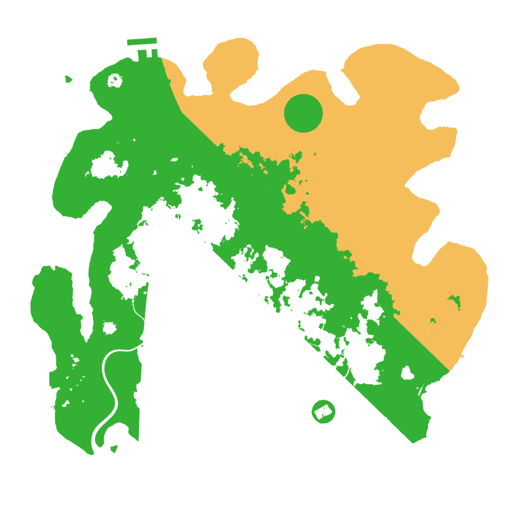 Biome Rust Map: Procedural Map, Size: 3550, Seed: 289042