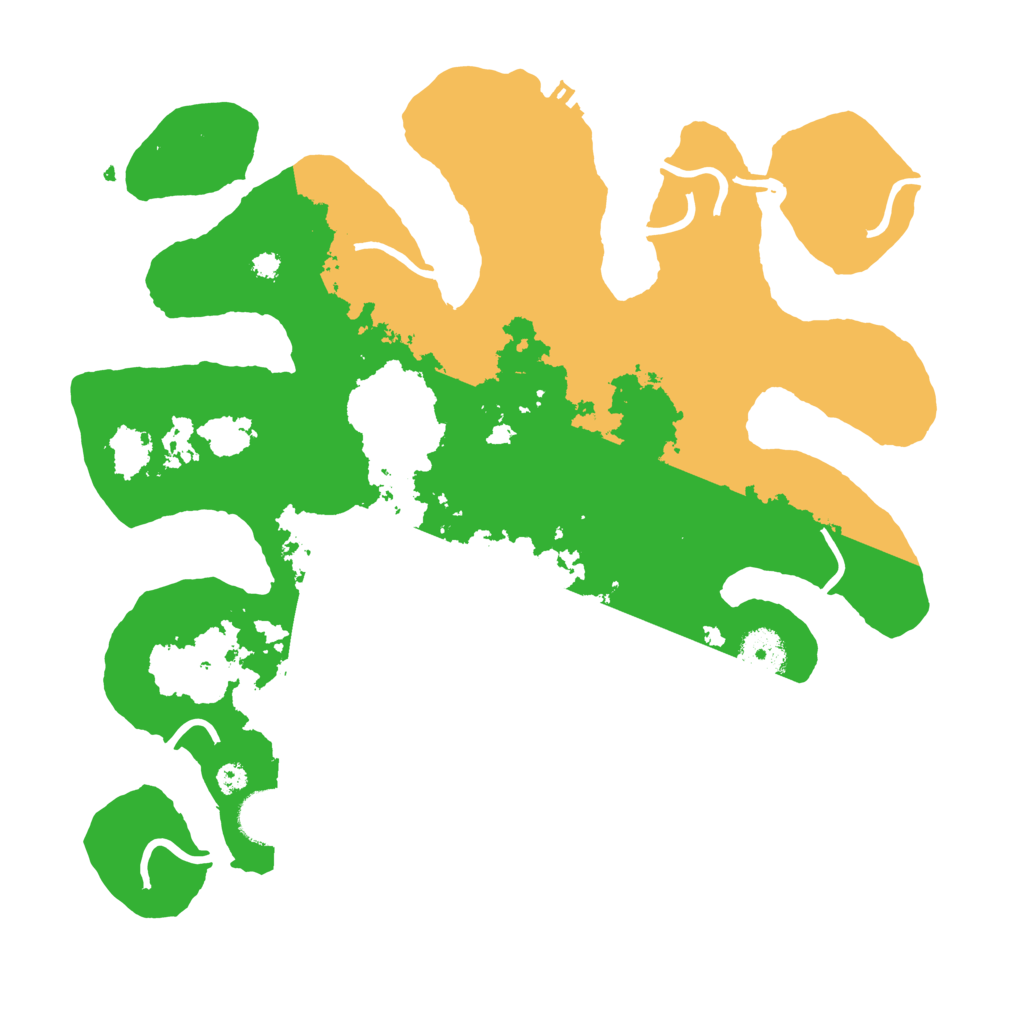 Biome Rust Map: Procedural Map, Size: 3500, Seed: 1234112957