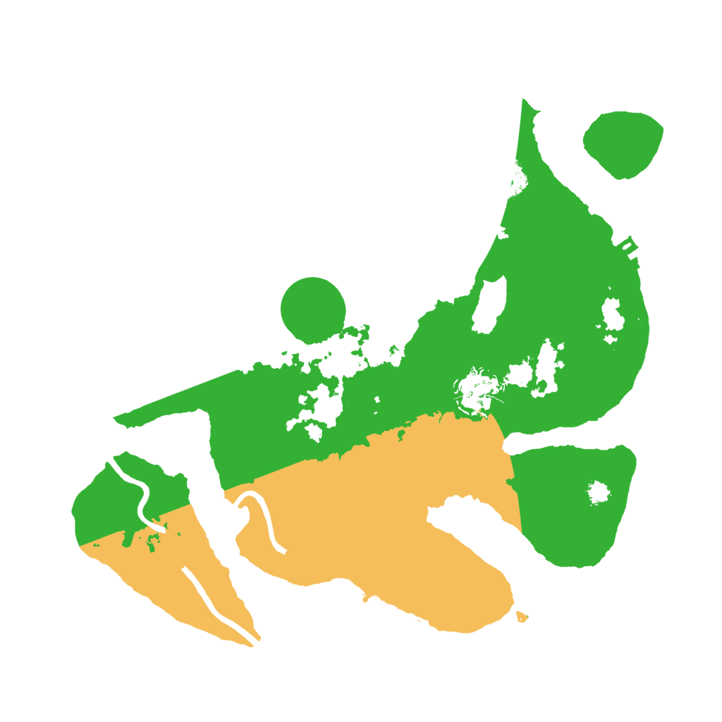 Biome Rust Map: Procedural Map, Size: 3000, Seed: 875687