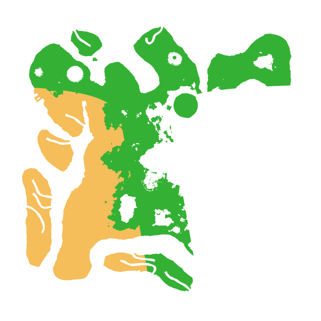 Biome Rust Map: Procedural Map, Size: 3500, Seed: 489381861