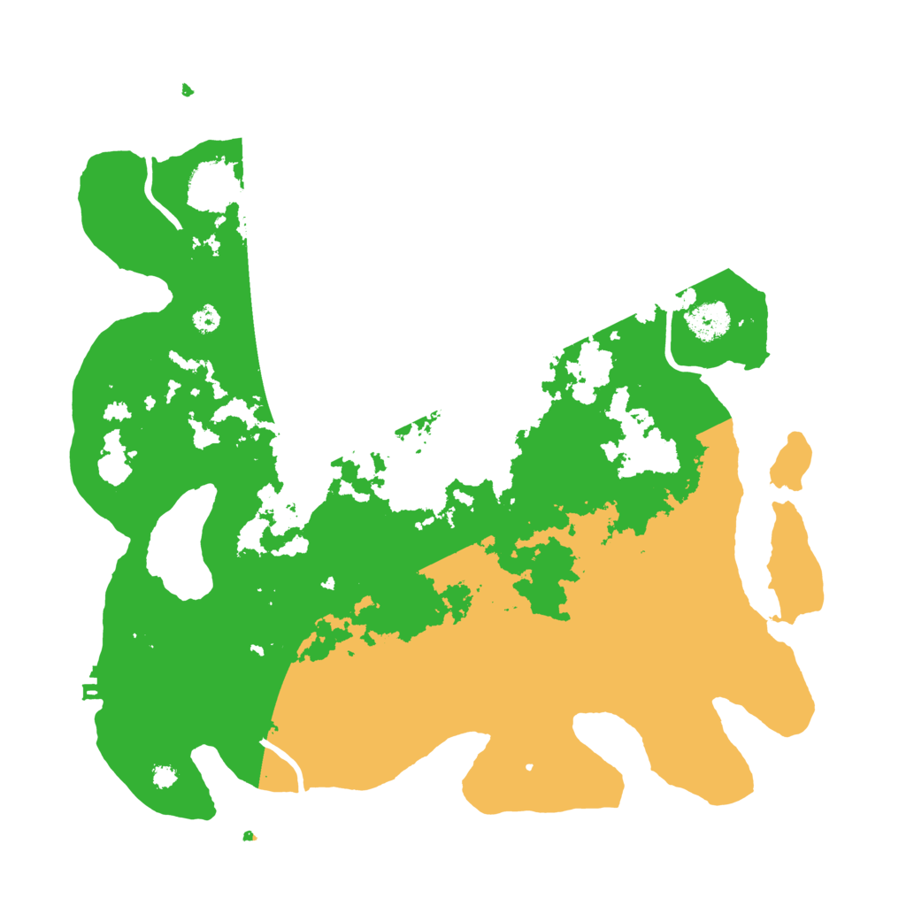 Biome Rust Map: Procedural Map, Size: 3500, Seed: 475822588