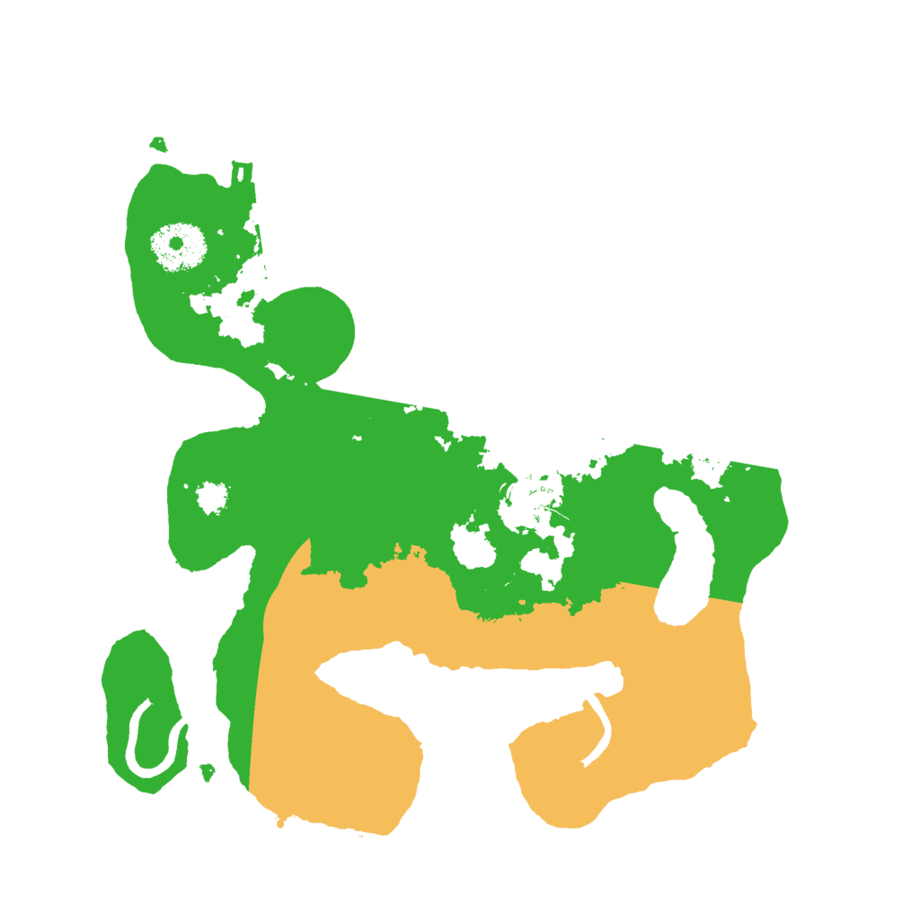 Biome Rust Map: Procedural Map, Size: 2700, Seed: 4564