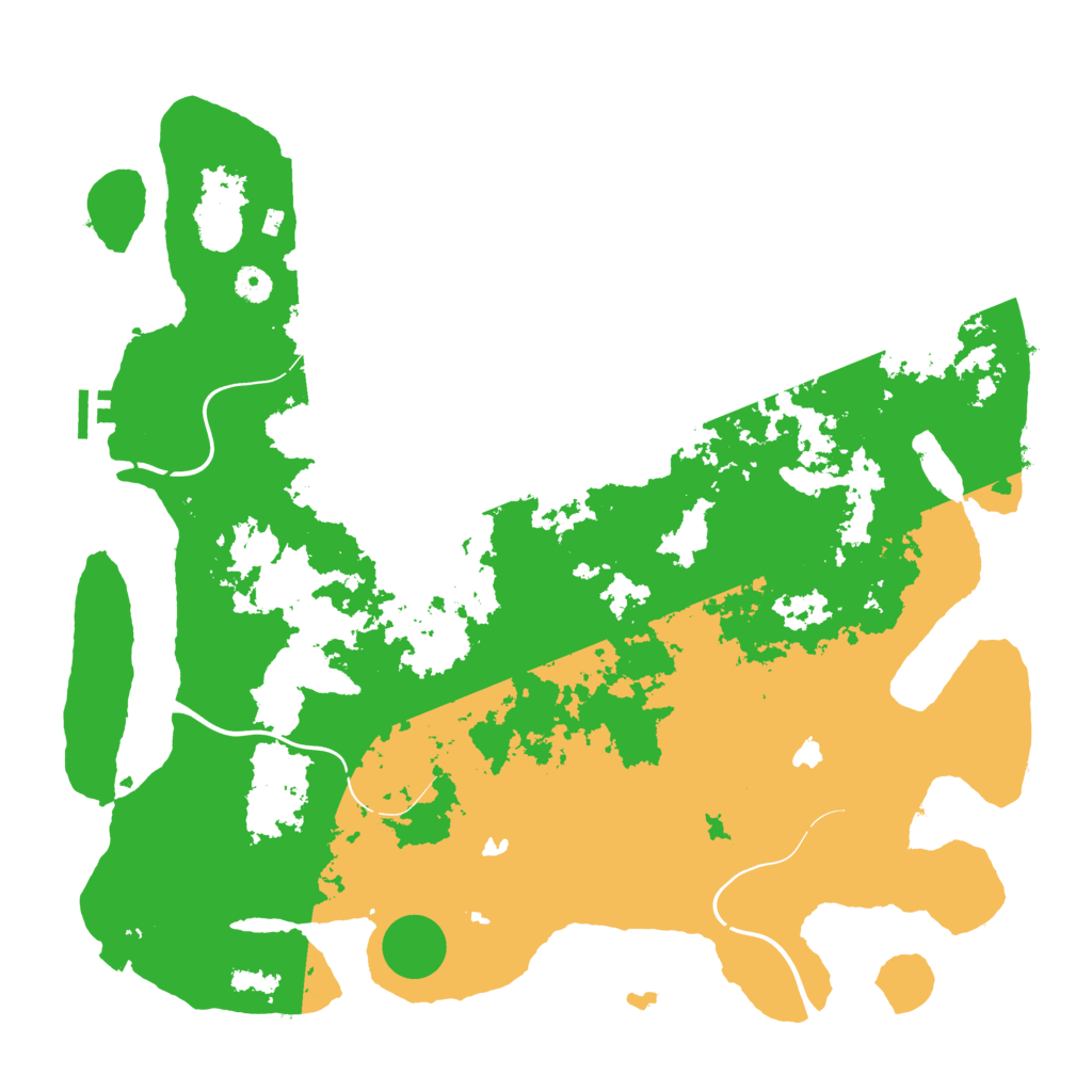 Biome Rust Map: Procedural Map, Size: 4500, Seed: 6093545