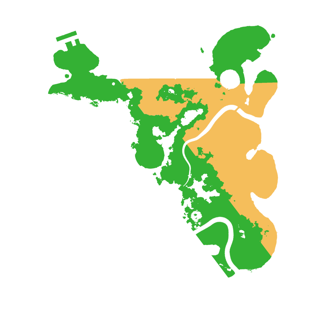 Biome Rust Map: Procedural Map, Size: 3000, Seed: 153453