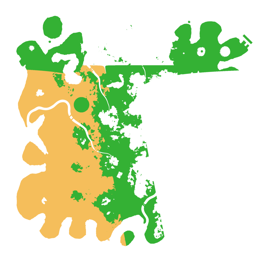 Biome Rust Map: Procedural Map, Size: 4500, Seed: 4492761