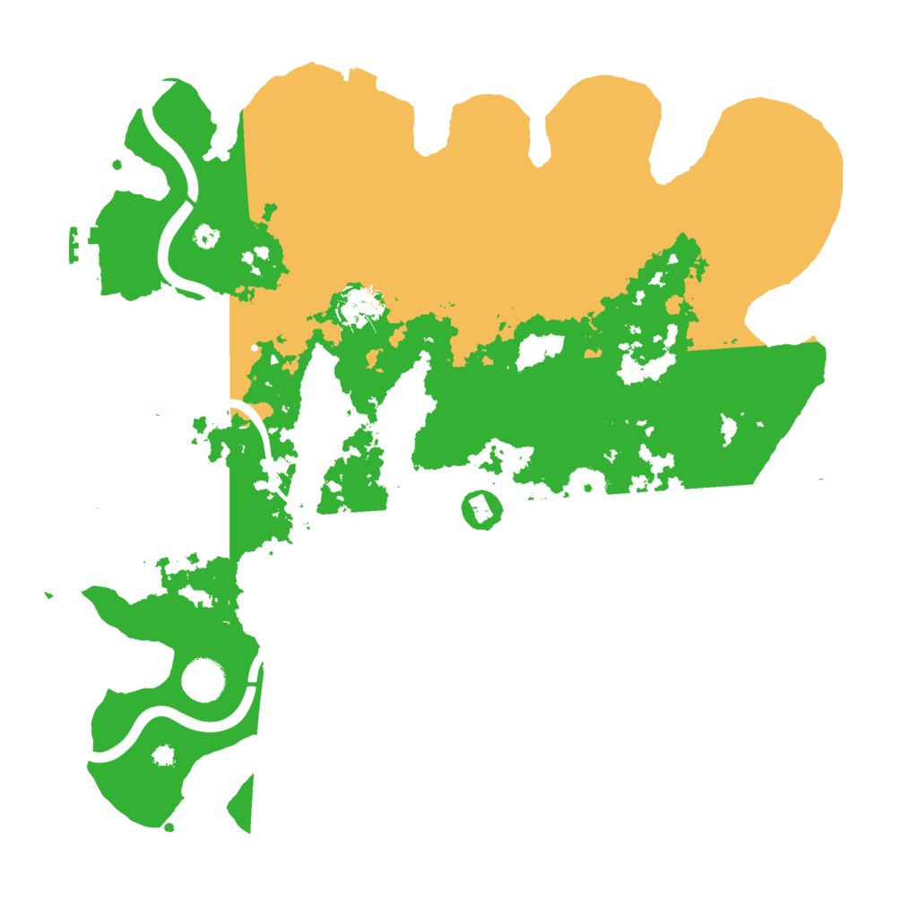 Biome Rust Map: Procedural Map, Size: 3800, Seed: 130701