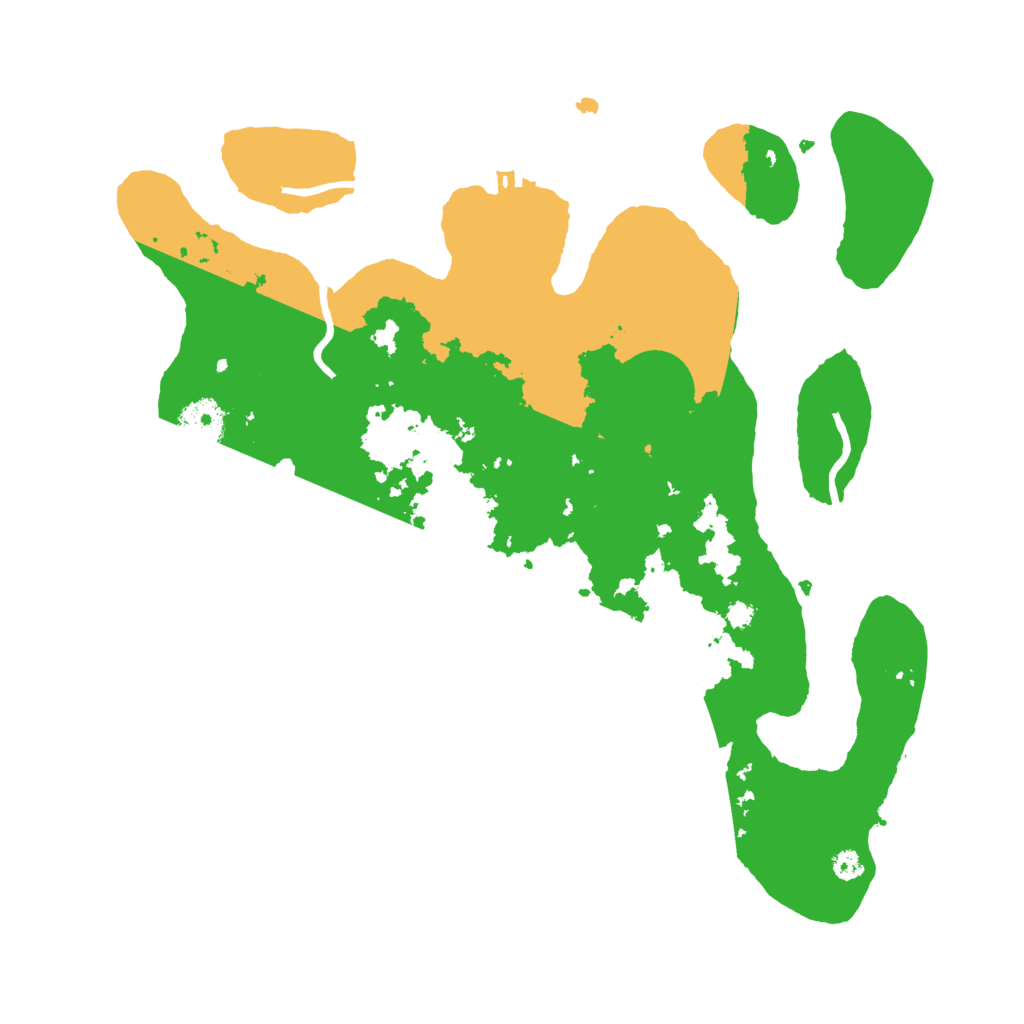 Biome Rust Map: Procedural Map, Size: 3500, Seed: 1382974