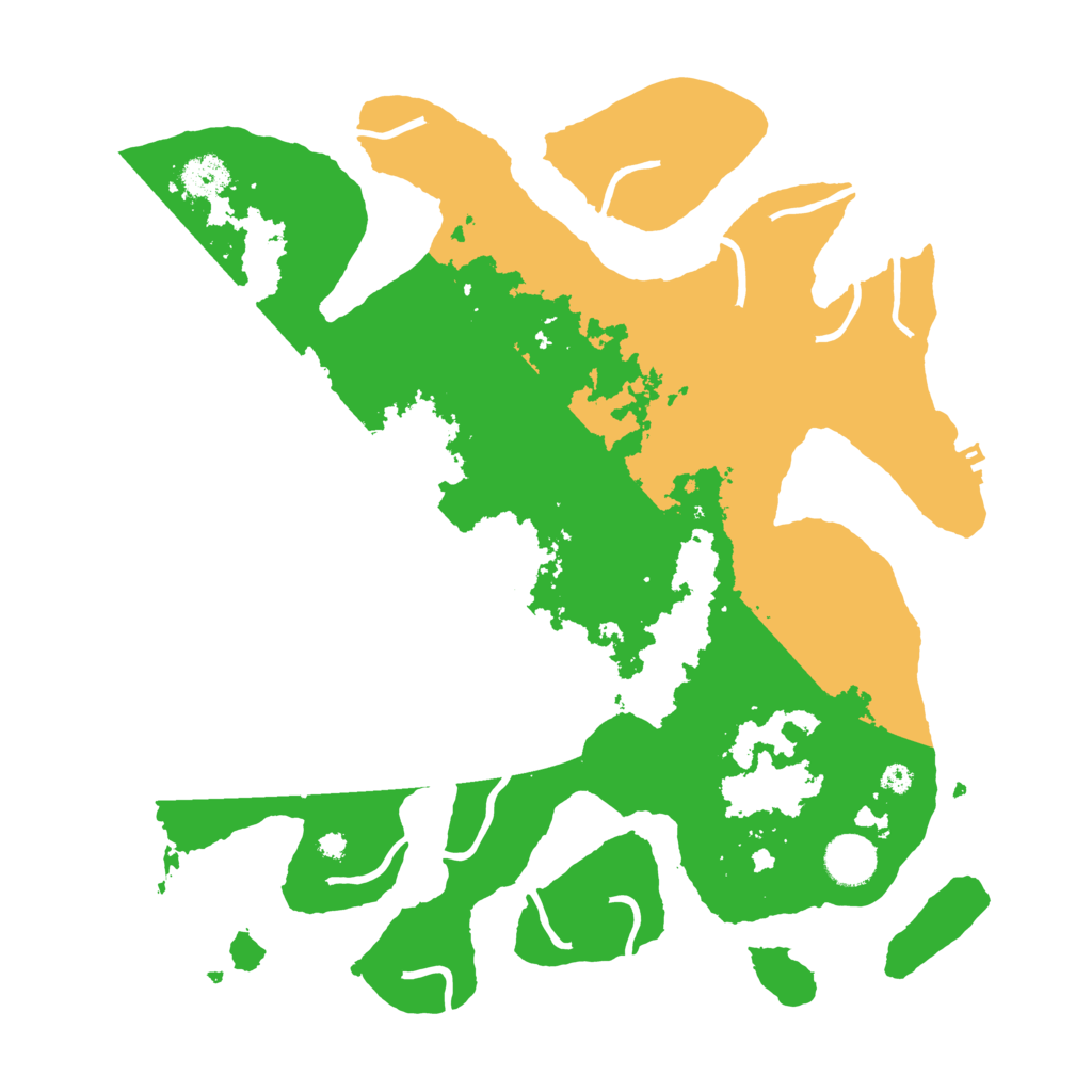 Biome Rust Map: Procedural Map, Size: 3700, Seed: 1611652175