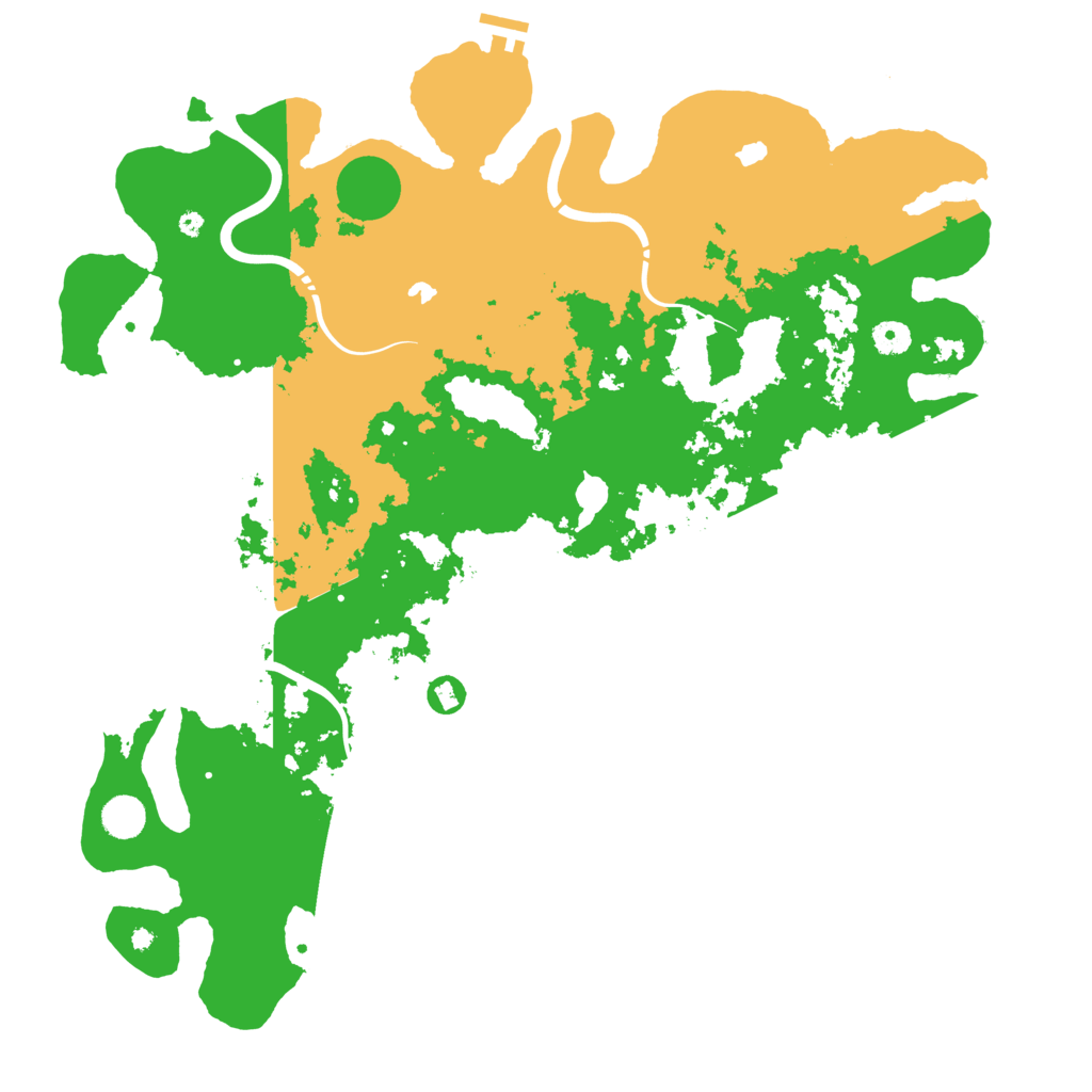 Biome Rust Map: Procedural Map, Size: 4500, Seed: 10398432