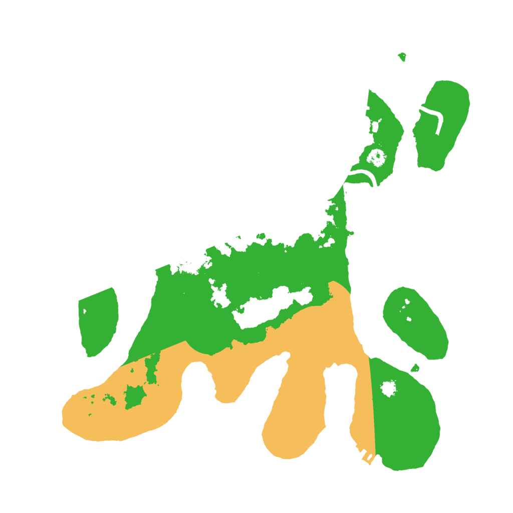 Biome Rust Map: Procedural Map, Size: 3000, Seed: 12894823