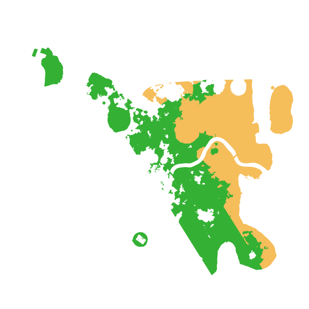 Biome Rust Map: Procedural Map, Size: 3550, Seed: 298487