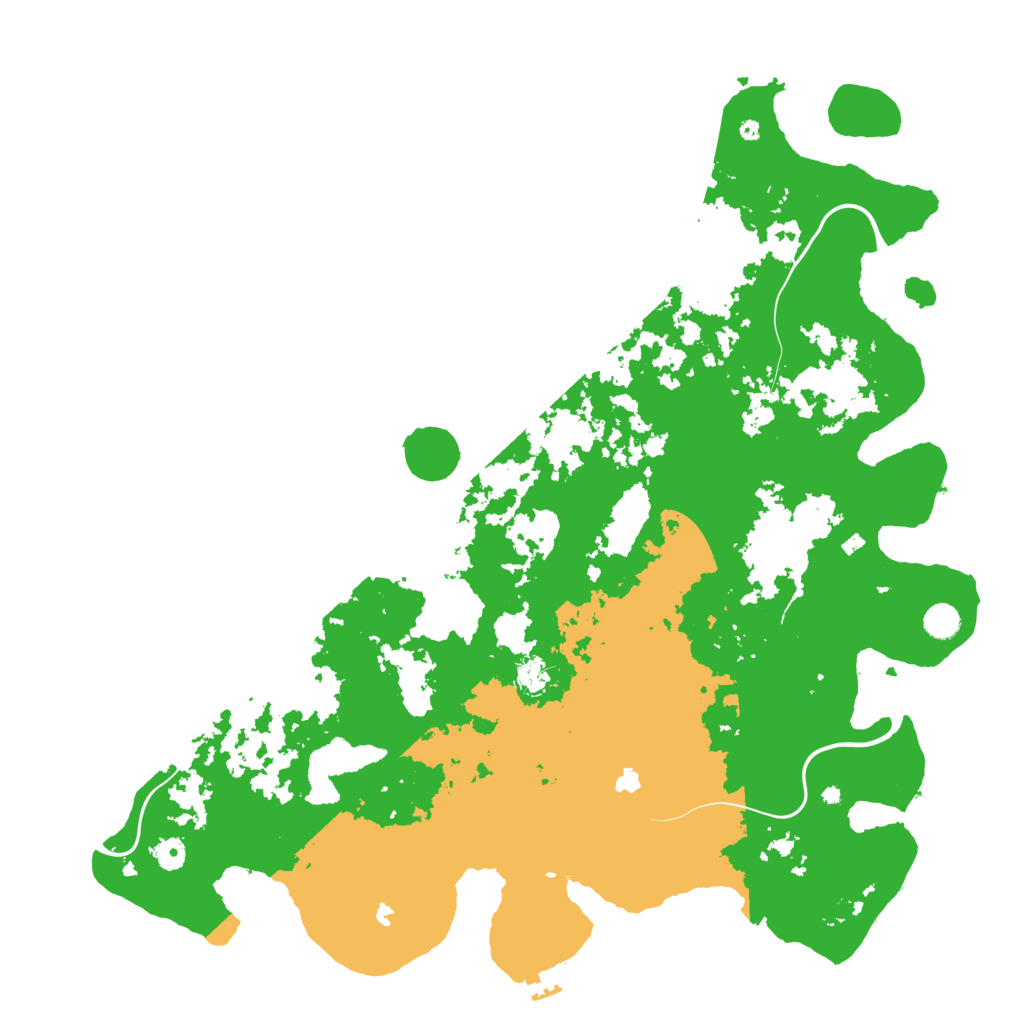 Biome Rust Map: Procedural Map, Size: 5000, Seed: 16583757