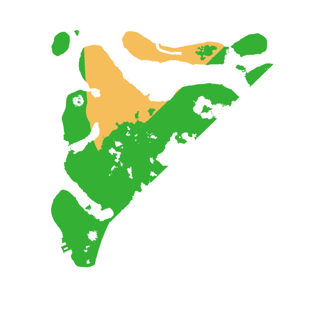 Biome Rust Map: Procedural Map, Size: 2900, Seed: 108922506