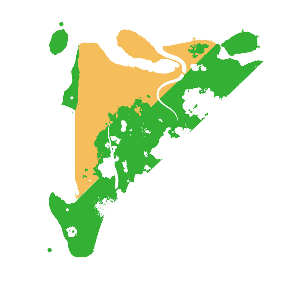 Biome Rust Map: Procedural Map, Size: 2900, Seed: 108922506
