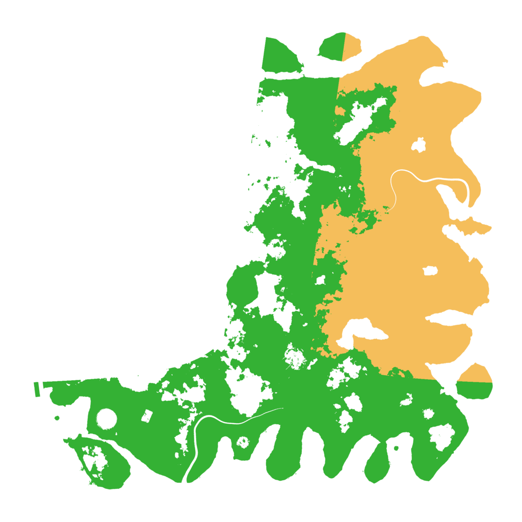 Biome Rust Map: Procedural Map, Size: 4500, Seed: 4124619