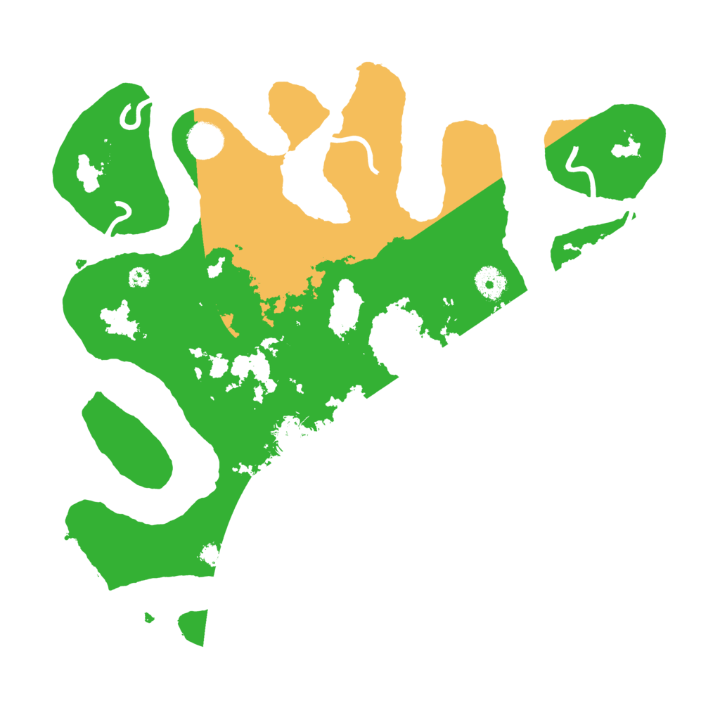 Biome Rust Map: Procedural Map, Size: 3500, Seed: 1301116385