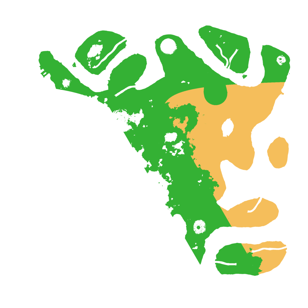 Biome Rust Map: Procedural Map, Size: 3500, Seed: 4860321