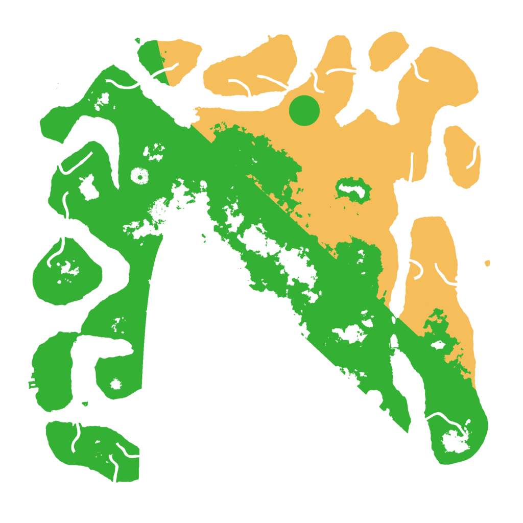 Biome Rust Map: Procedural Map, Size: 4500, Seed: 2766545