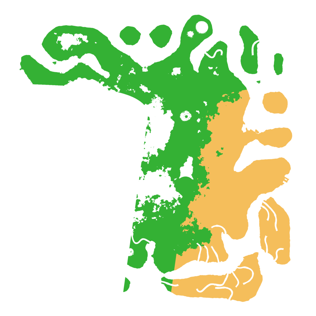 Biome Rust Map: Procedural Map, Size: 4500, Seed: 4890887