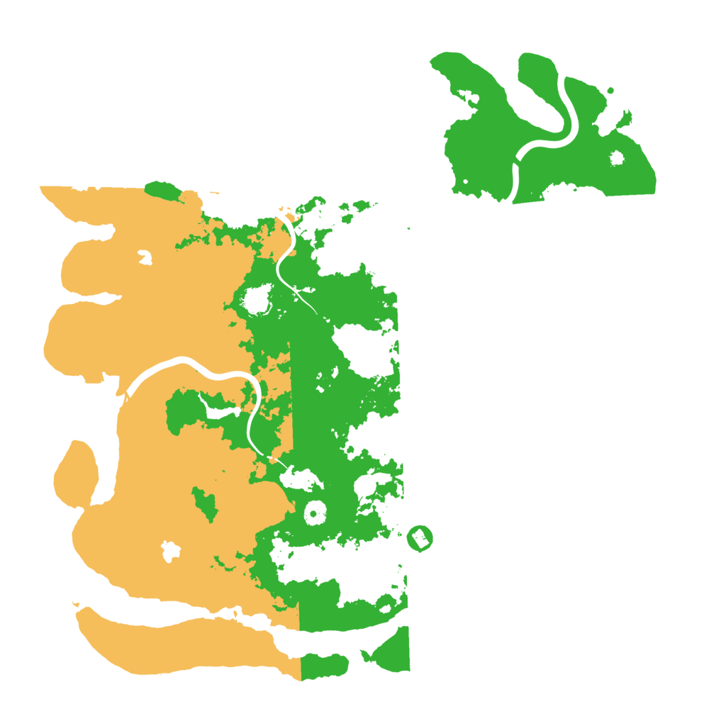 Biome Rust Map: Procedural Map, Size: 4500, Seed: 3043378