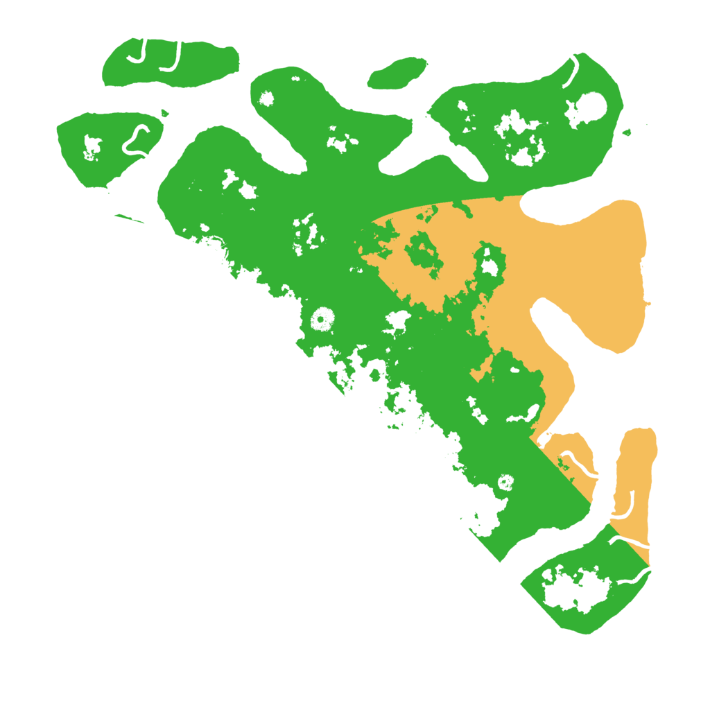 Biome Rust Map: Procedural Map, Size: 4500, Seed: 2019491