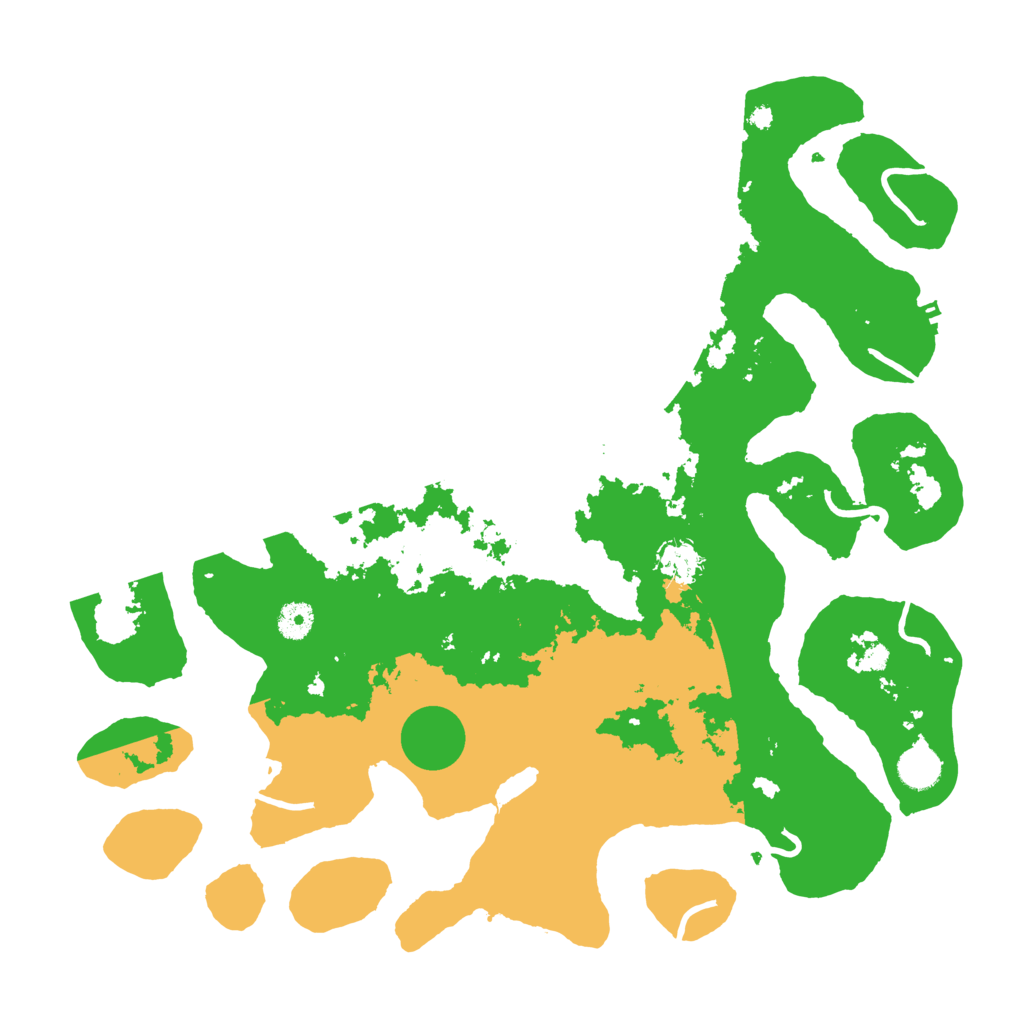 Biome Rust Map: Procedural Map, Size: 4200, Seed: 14300554