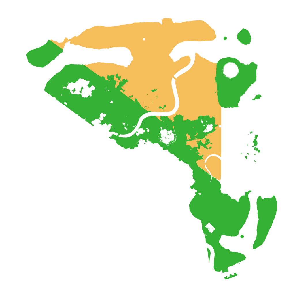 Biome Rust Map: Procedural Map, Size: 3375, Seed: 4231