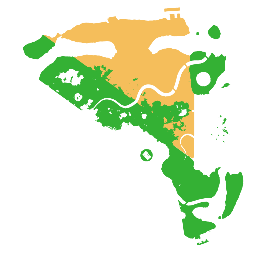 Biome Rust Map: Procedural Map, Size: 3375, Seed: 4231