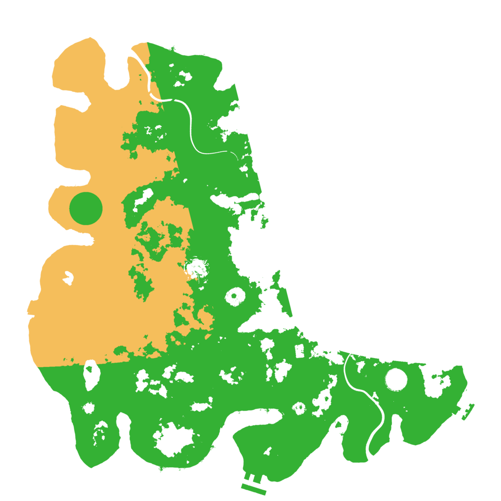Biome Rust Map: Procedural Map, Size: 4000, Seed: 45166