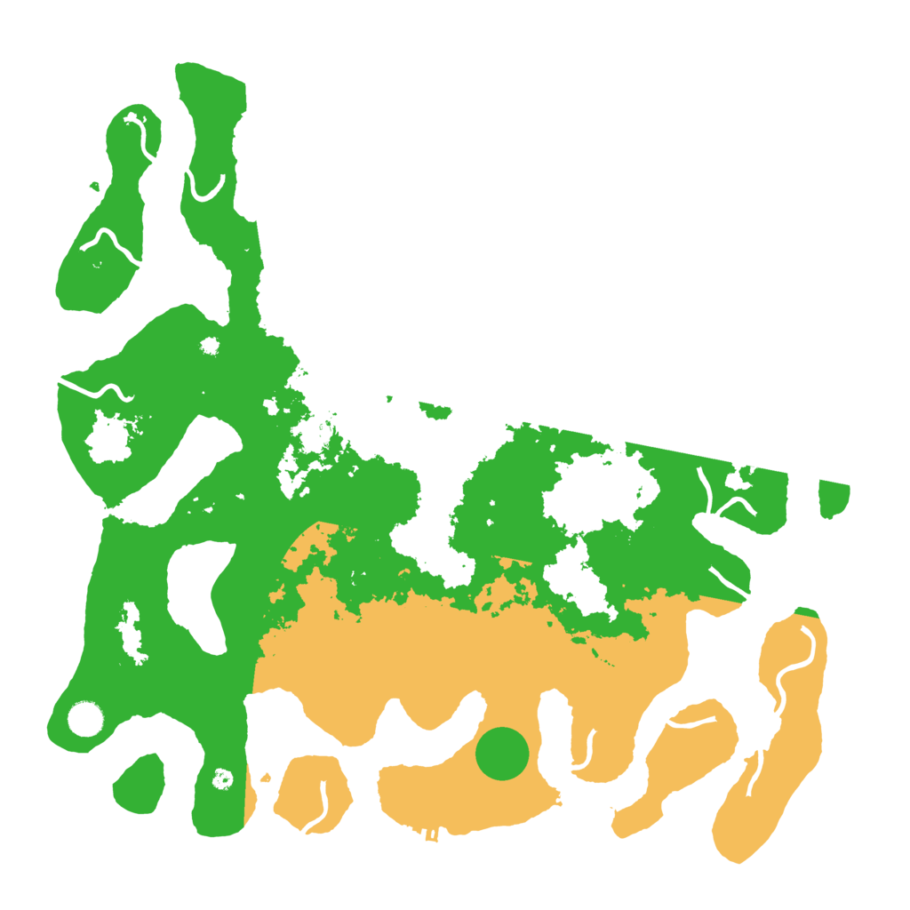 Biome Rust Map: Procedural Map, Size: 4500, Seed: 6153494