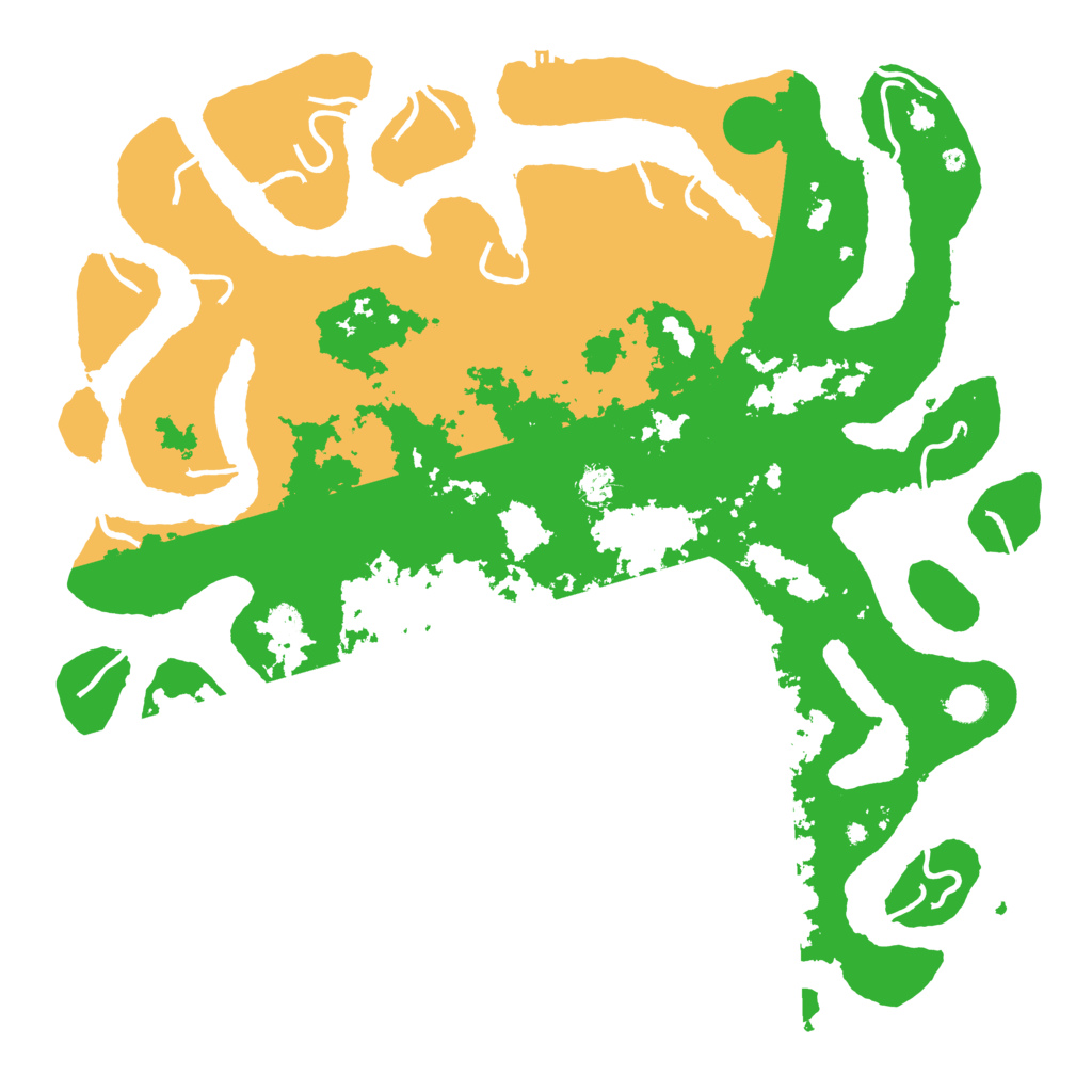 Biome Rust Map: Procedural Map, Size: 5000, Seed: 664794393