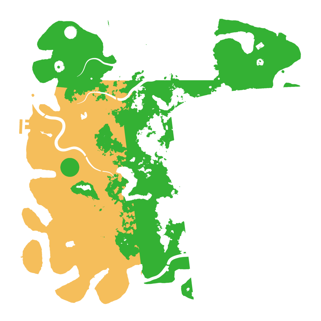 Biome Rust Map: Procedural Map, Size: 4500, Seed: 4757860