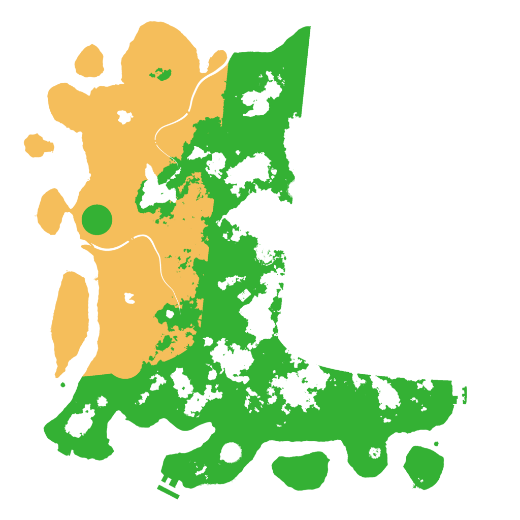 Biome Rust Map: Procedural Map, Size: 4500, Seed: 4775411