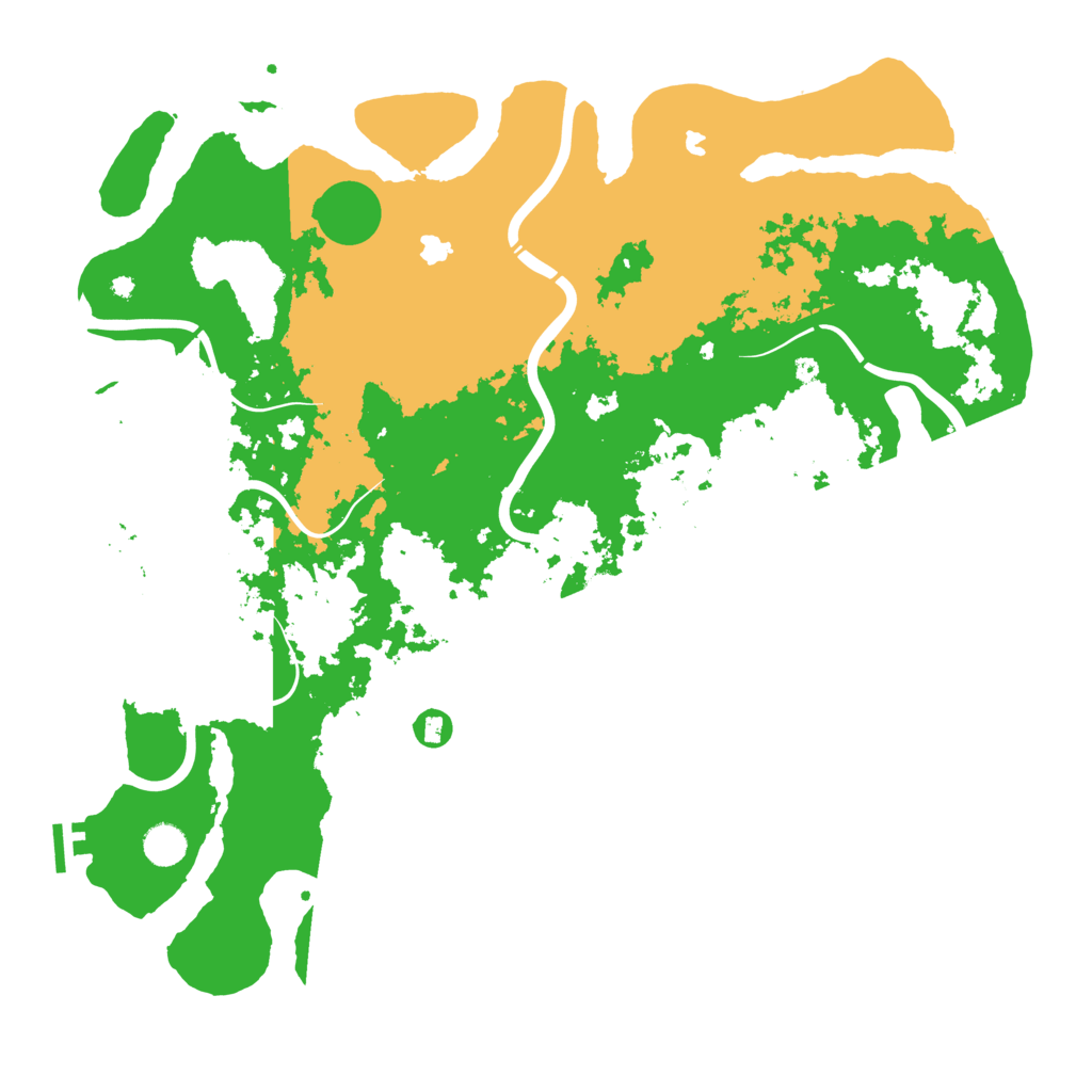 Biome Rust Map: Procedural Map, Size: 4500, Seed: 4532965