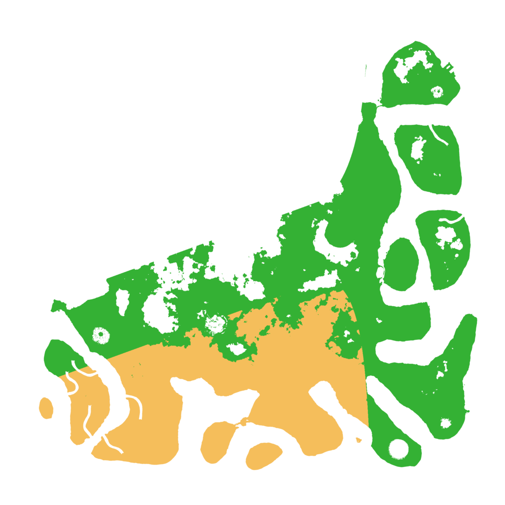 Biome Rust Map: Procedural Map, Size: 4500, Seed: 2585843