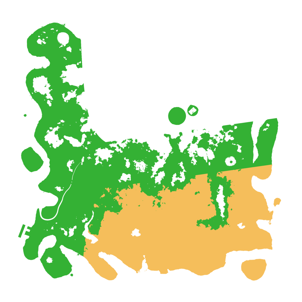 Biome Rust Map: Procedural Map, Size: 4500, Seed: 376941