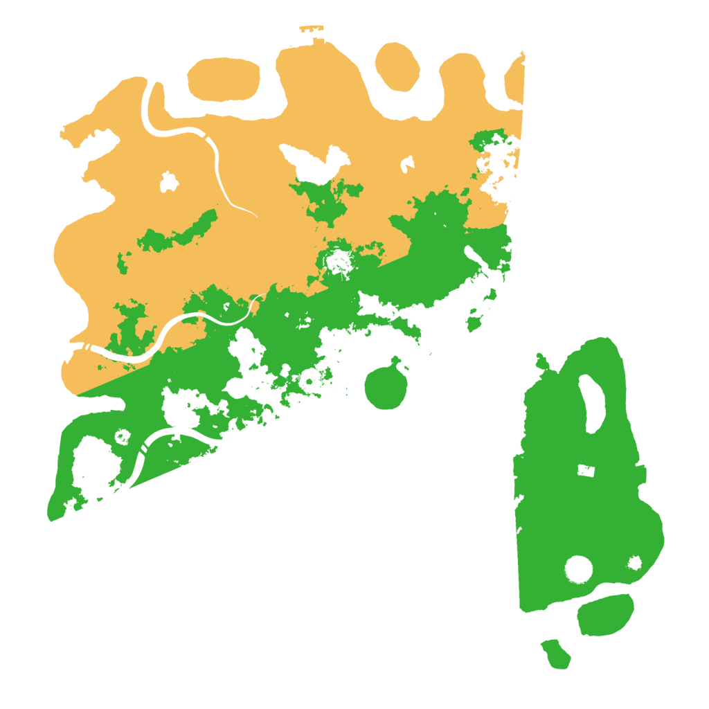 Biome Rust Map: Procedural Map, Size: 4500, Seed: 6333492