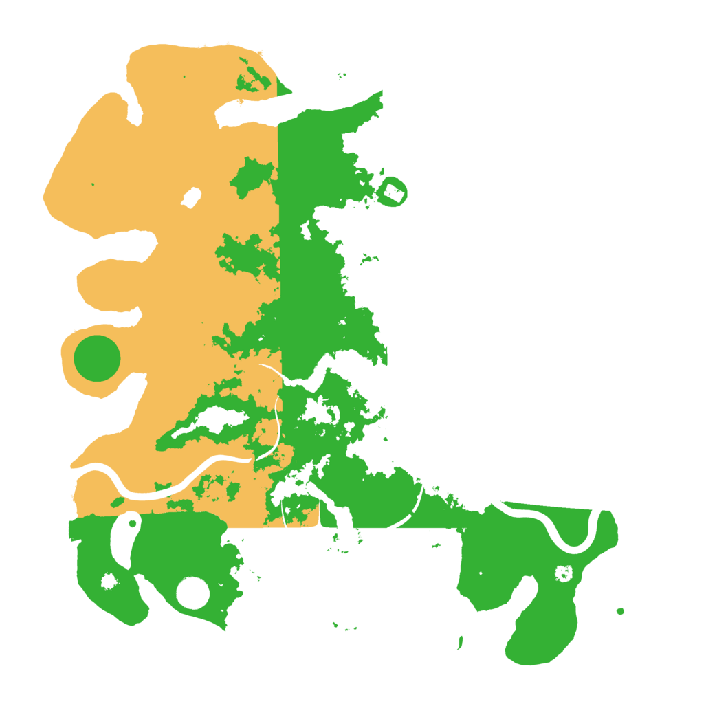 Biome Rust Map: Procedural Map, Size: 4000, Seed: 65726288