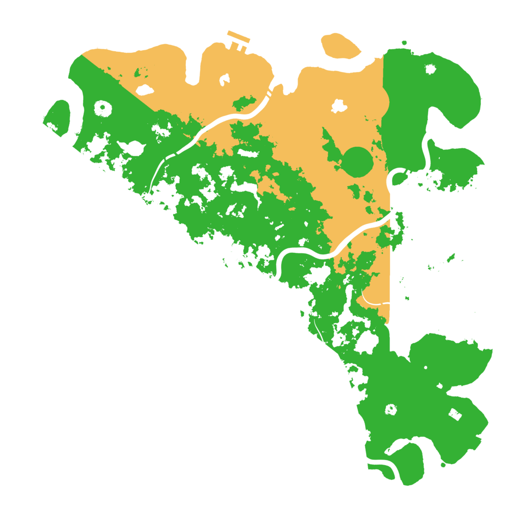 Biome Rust Map: Procedural Map, Size: 4500, Seed: 3412052