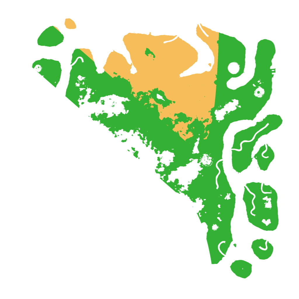 Biome Rust Map: Procedural Map, Size: 4500, Seed: 5209058