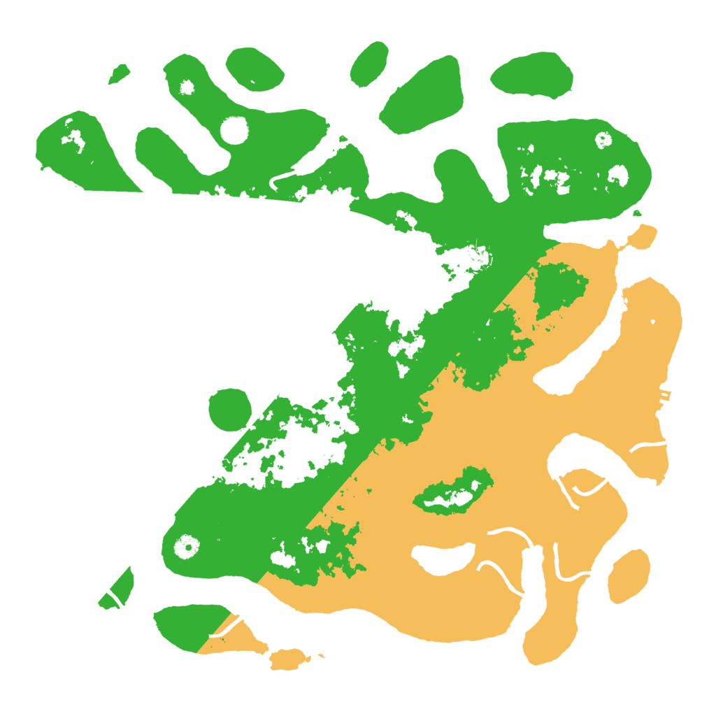 Biome Rust Map: Procedural Map, Size: 4500, Seed: 3151165