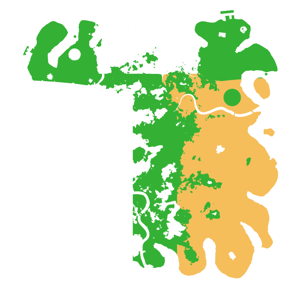 Biome Rust Map: Procedural Map, Size: 4500, Seed: 3092474