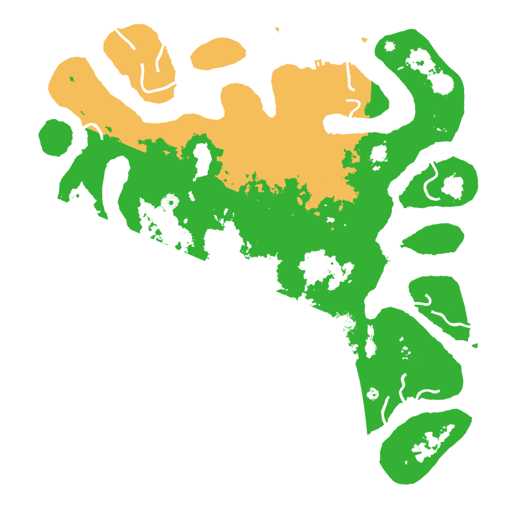 Biome Rust Map: Procedural Map, Size: 4500, Seed: 2193822