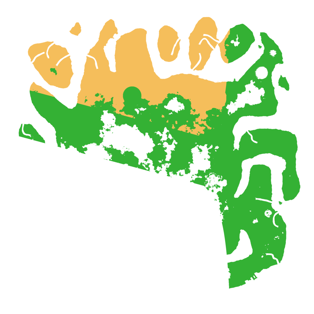 Biome Rust Map: Procedural Map, Size: 4500, Seed: 642857