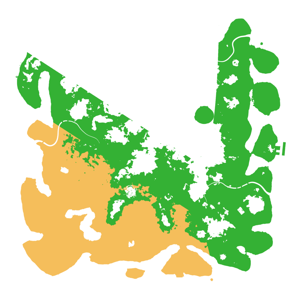 Biome Rust Map: Procedural Map, Size: 4500, Seed: 3122478