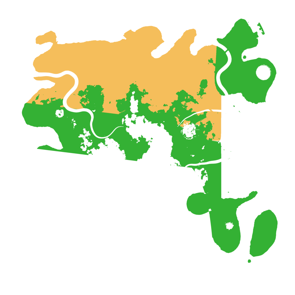 Biome Rust Map: Procedural Map, Size: 3550, Seed: 187108