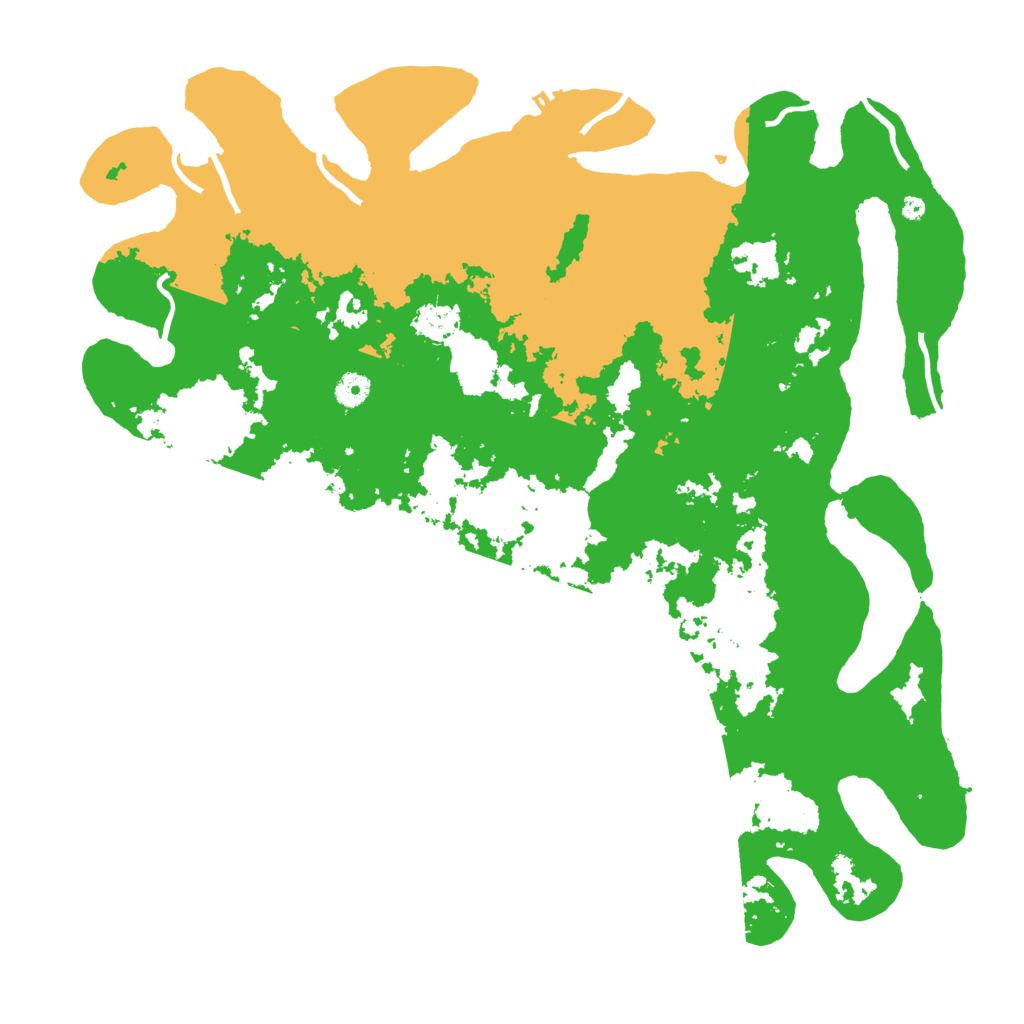 Biome Rust Map: Procedural Map, Size: 4500, Seed: 676960