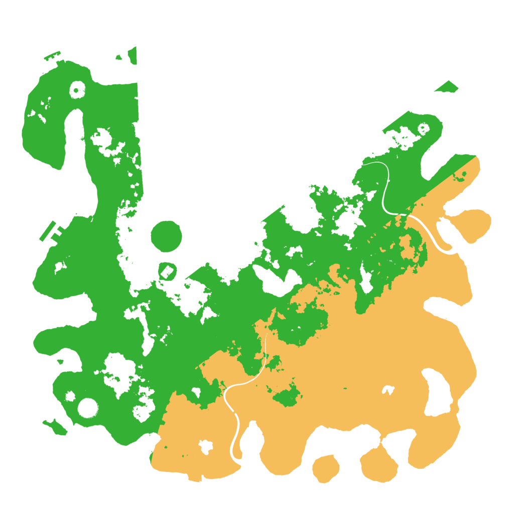 Biome Rust Map: Procedural Map, Size: 4500, Seed: 2359785